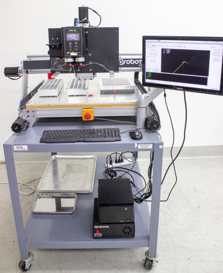 Probotix CNC Router GX2525 w/ Fluid PDS-100 Programmable Dispensing System